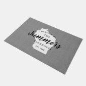 Wisconsin Family Monogram State Doormat Deurmat (Schuin)