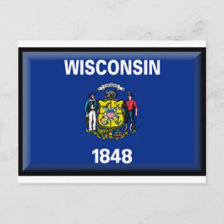 Wisconsin Flag Briefkaart