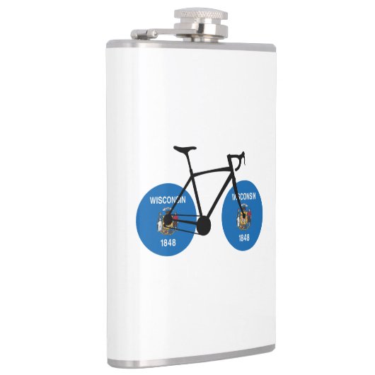 Wisconsin Flag Cycling Heupfles (Rechts)