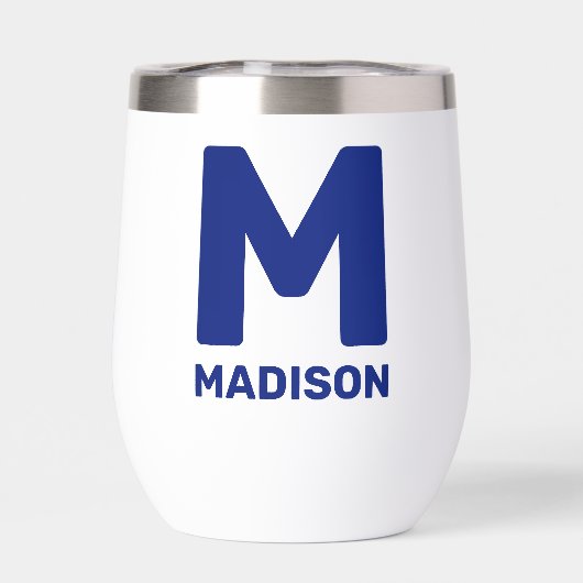 Wisconsin Flag & Flower Blue Violet Aangepaste naa (Achterkant)