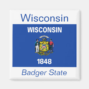 Wisconsin Flag Magnet