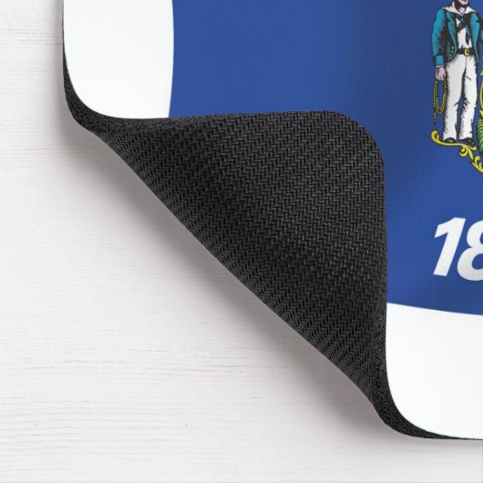 Wisconsin Flag Mousepad Muismat (Hoek)