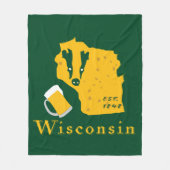 Wisconsin Fleece Blanket (Voorkant)