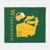 Wisconsin Fleece Blanket (Voorkant (Horizontaal))
