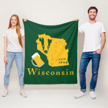 Wisconsin Fleece Blanket