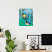 Wisconsin Fun Map Poster (Thuiskantoor)