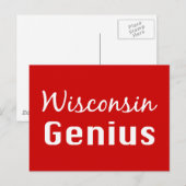 Wisconsin Genius Gifts Briefkaart (Voorkant / Achterkant)