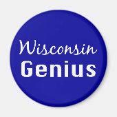 Wisconsin Genius Gifts Magneet (Voorkant)