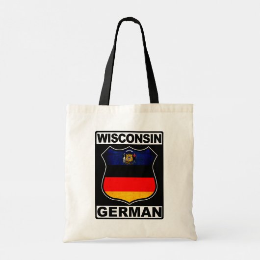 Wisconsin German American Canvas tas (Achterkant)