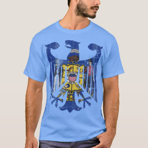 Wisconsin German American Eagle Family Heritage Ho T-shirt