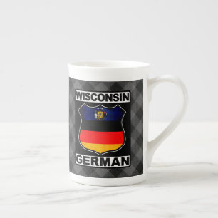 Wisconsin German American Porselein Kop