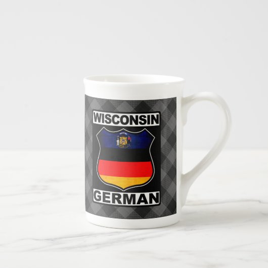 Wisconsin German American Porselein Kop (Rechts)