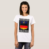 Wisconsin German American T-shirt (Voorkant volledig)