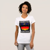 Wisconsin German American T-shirt (Voorkant volledig)