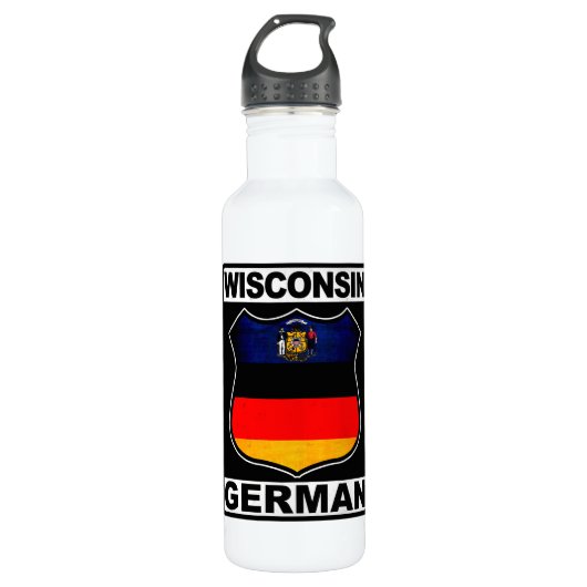 Wisconsin German American Waterfles (Voorkant)