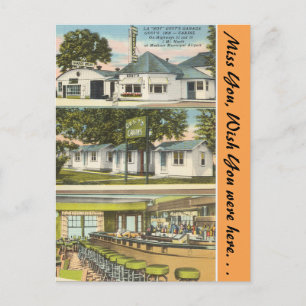 Wisconsin, Gest's Garage, Inn & Cabins, Madison Briefkaart