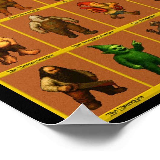 Wisconsin Gnome Types Poster (Hoek)