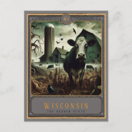 Wisconsin | Gotische kunst Briefkaart