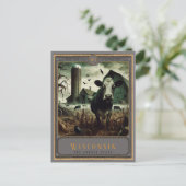 Wisconsin | Gotische kunst Briefkaart (Staand voorkant)