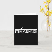 Wisconsin Grappig - Wiscansan Kaart (Gele Bloem)