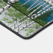 Wisconsin Great Lakes Birch Forest - Lakeside Wood Bureaumat (Hoek)