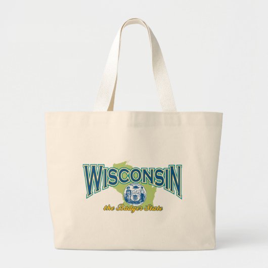 Wisconsin Grote Tote Bag (Voorkant)