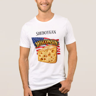 Wisconsin Heren Bella+Canvas Tri-Blend Shirt