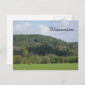 Wisconsin Hills Briefkaart (Voorkant / Achterkant)