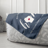 Wisconsin Home State Personalized Sherpa Deken