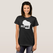 Wisconsin Home weg van de staat T-Shirt T - shirts (Voorkant volledig)