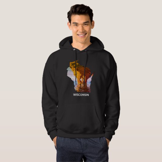 Wisconsin Hoodie (Voorkant volledig)