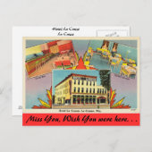 Wisconsin, Hotel La Crosse, La Crosse Briefkaart (Voorkant / Achterkant)