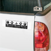 Wisconsin Humane Society Logo Bumpersticker (Op Truck)