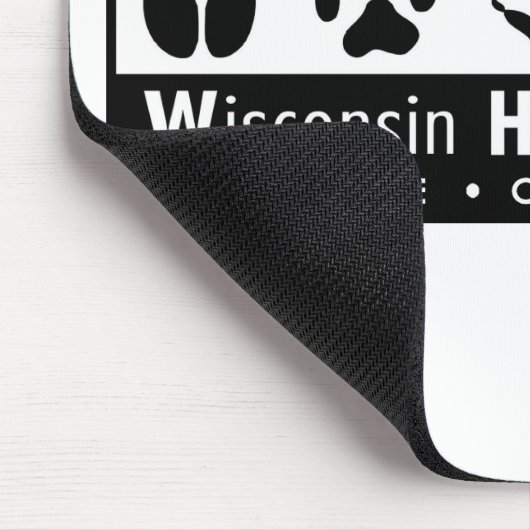 Wisconsin Humane Society Logo Muismat (Hoek)