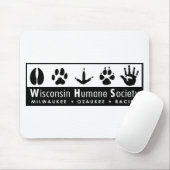 Wisconsin Humane Society Logo Muismat (Met muis)