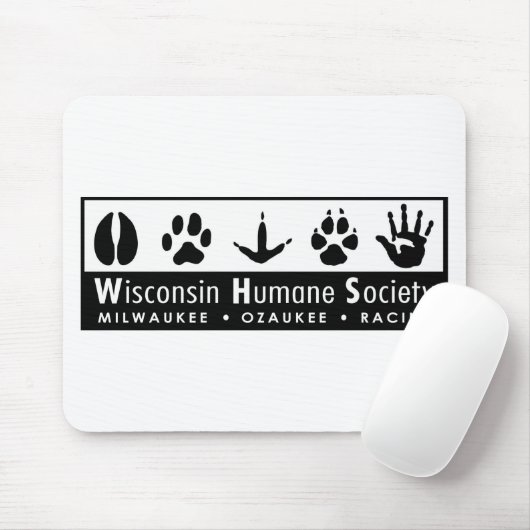 Wisconsin Humane Society Logo Muismat (Met muis)