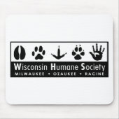 Wisconsin Humane Society Logo Muismat (Voorkant)