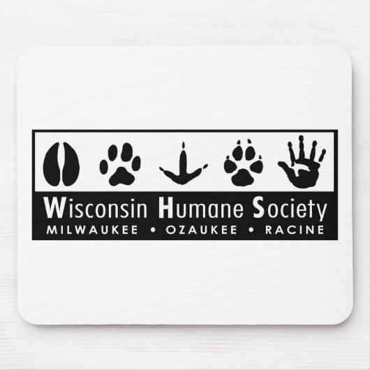 Wisconsin Humane Society Logo Muismat (Voorkant)