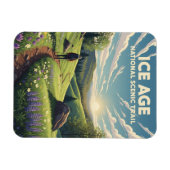 Wisconsin Ice Age National Schilderachtig Trail Re Magneet (Horizontaal)