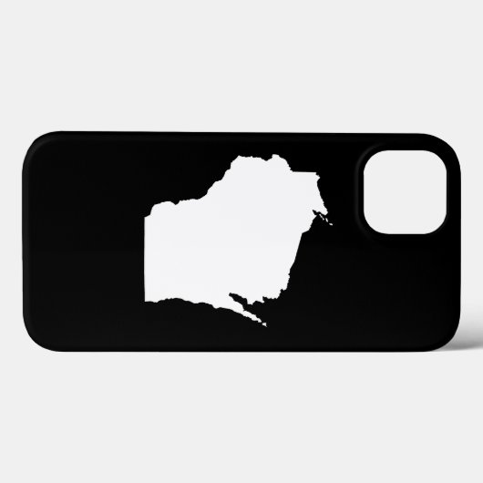 Wisconsin in het wit Case-Mate iPhone case (Achterkant (horizontaal))