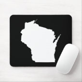 Wisconsin in White Muismat (Met muis)