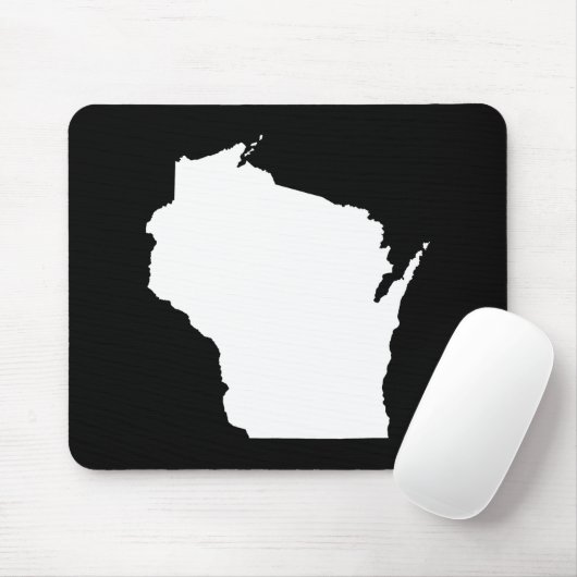 Wisconsin in White Muismat (Met muis)