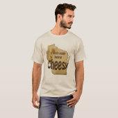 Wisconsin is Cheesy Cheesehead T-shirt (Voorkant volledig)