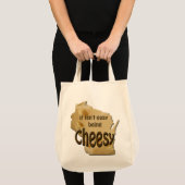 Wisconsin is Cheesy Cheesehead Tote Bag (Voorkant (product))
