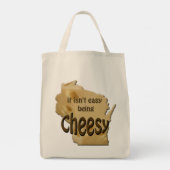 Wisconsin is Cheesy Cheesehead Tote Bag (Achterkant)