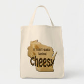 Wisconsin is Cheesy Cheesehead Tote Bag (Voorkant)