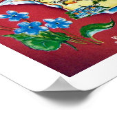  Wisconsin Kaart Afdrukken Poster (Hoek)