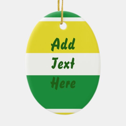 Wisconsin Kaas Hoofd Kerstmis Keramisch Ornament (Achterkant)