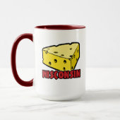 Wisconsin Kaas Wig Mok (Links)