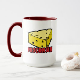 Wisconsin Kaas Wig Mok